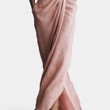 Sidonie | Robe Maxi Minimaliste Rose