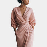 Sidonie | Robe Maxi Minimaliste Rose