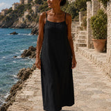 Désideria | Robe longue à fines bretelles