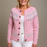 SOFIE | CARDIGAN TRICOT ROSE