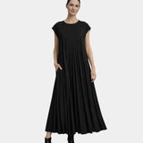 Marianne | Robe Midi Plissée