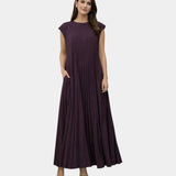 Marianne | Robe Midi Plissée
