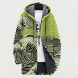 Hildburg | Manteau à motif vagues