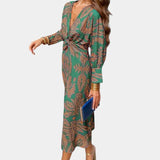 Eve | Robe Élégante à Imprimé Intemporel