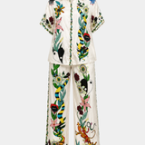 Anastaise | Ensemble chemise et pantalon effet satin