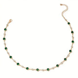 Victoire | Collier de Station Émeraude Verdante