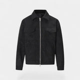 Veste homme daim coupe-vent – Luxe rétro casual