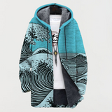 Hildburg | Manteau à motif vagues