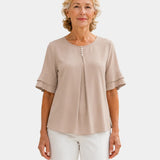 Hadelinde | Blouse élégante à boutons