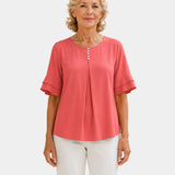 Hadelinde | Blouse élégante à boutons