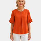 Hadelinde | Blouse élégante à boutons