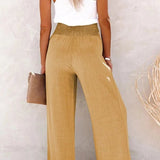 Rose | Pantalon détendu taille haute