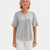 Hadelinde | Blouse élégante à boutons