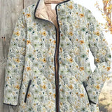 Alma – Doudoune matelassée à petites fleurs éparses