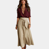 Daphné | Jupe midi + chemise offerte