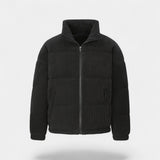 Veste matelassée en velours côtelé homme – Coupe ample épaissie
