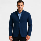 Veste de costume slim homme col montant – élégance moderne