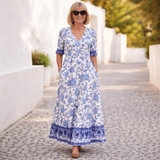 Elly | Robe Florale Élégante avec une Ambiance Aérée