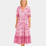 Cosima | Robe Florale V-coupée élégante