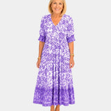 Cosima | Robe Florale V-coupée élégante