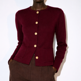 Anne | Cardigan en laine mérinos