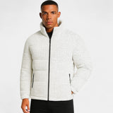 Veste matelassée en velours côtelé homme – Coupe ample épaissie