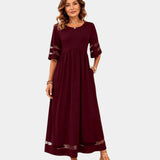 Adria | Robe midi élégante et minimaliste