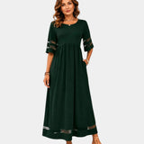 Adria | Robe midi élégante et minimaliste