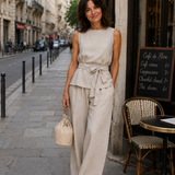 Iseultine | Ensemble deux pièces avec haut sans manches et pantalon