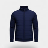 Veste tricotée homme coton polyester – Col montant léger