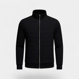 Veste tricotée homme coton polyester – Col montant léger