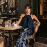 Magali | Ensemble élégant avec pantalon et blouse