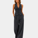 Clarine | Ensemble pantalon et gilet