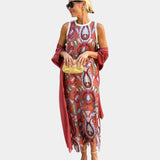 Lynette | Ensemble avec robe et gilet léger