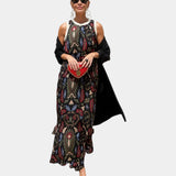 Lynette | Ensemble avec robe et gilet léger