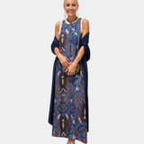 Lynette | Ensemble avec robe et gilet léger