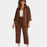 Pétronille | Ensemble léger chemise et pantalon