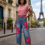 Chérine | Pantalons floraux élégants
