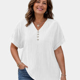 Alwena | Blouse à décolleté en V