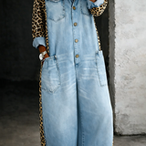 Maelle | Combinaison chemise en jean