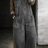Maelle | Combinaison chemise en jean