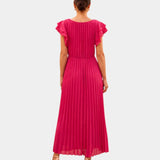 Wiam | Robe maxi plissée élégante