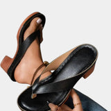 Aliénor | Sandales confortables à talon épais