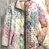 Edith – Doudoune matelassée à motif patchwork