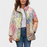 Edith – Doudoune matelassée à motif patchwork