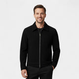 Veste courte en daim homme coupe ample