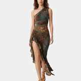 Cyrielle | Robe à imprimé ethnique