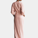 Sidonie | Robe Maxi Minimaliste Rose