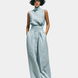 Falyne | Ensemble débardeur et pantalon large minimaliste
