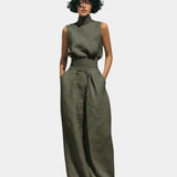 Falyne | Ensemble débardeur et pantalon large minimaliste